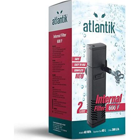 Atlantik Akvaryum İç Filtre 600F 4W