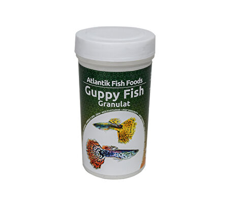 Atlantık Guppy Fısh Granulat 100 Ml