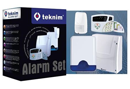 TEKNİM SET VAP-404PT PSTN Li ALARM SETİ, AKÜ HARİÇ