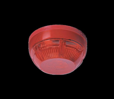 TEKNİM TFS-3193R KONVANSİYONEL YANGIN ALARM FLAŞÖRÜ. KIRMIZI