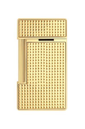 S.T. Dupont Slimmy Golden Diamond Head Puro Çakmağı 28119 - TR8435