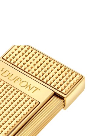 S.T. Dupont Slimmy Golden Diamond Head Puro Çakmağı 28119 - TR8435