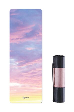 Gymo Pro Series Süet 7mm TPE Yoga Matı Pilates Minderi Sky