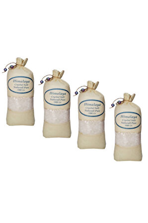 Granül İri Taneli Beyaz 4 Adet x 1000 gr  Bez Torba