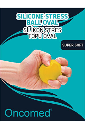 Silikon Stres Topu Sarı Ultra Soft