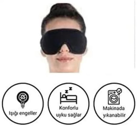  Wicromed Pamuklu yıkanabilir Uyku Göz Bandı Yetişkin Uyku göz maskesi