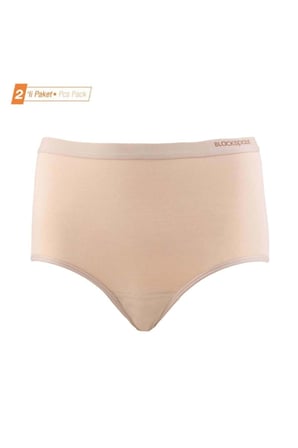 Blackspade 1307 Kadın 2'li Ekonomik Paket %95 Pamuklu Yüksek Bel Slip Külot