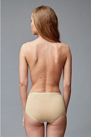 Blackspade 1307 Kadın %95 Pamuklu Yüksek Bel Slip Külot