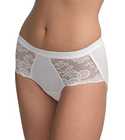 Blackspade Beyaz Kadın Bikini Külot