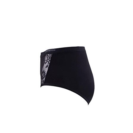 Blackspade Kadın Büyük Beden Slip Külot Dantelli Private 1316 - Siyah