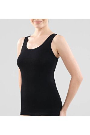 Blackspade 1950 Kadın %97 Pamuklu Kalın Askılı Atlet