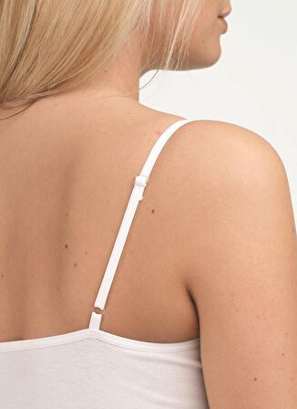 Blackspade Düz Beyaz Kadın İç Giyim Body 1980 Essential Spa