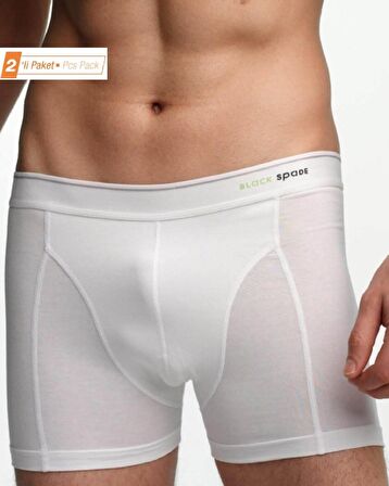 Blackspade 2'li Paket %92 Pamuk Erkek Boxer