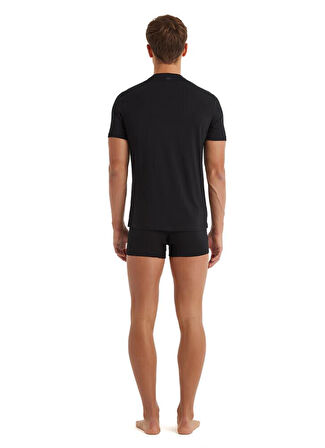 Blackspade 9239 Siyah Likralı V Yaka Kısa Kollu Erkek T-Shirt