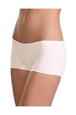 Black Spade Kadın Boxer Essential Short 12 Ekru