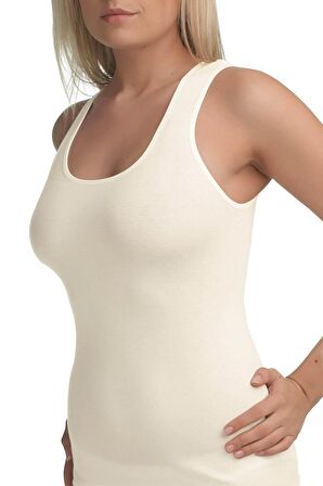 Blackspade 1950 Kadın %97 Pamuklu Kalın Askılı Atlet