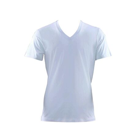 Blackspade Beyaz Erkek Fanila 9508 V-Neck