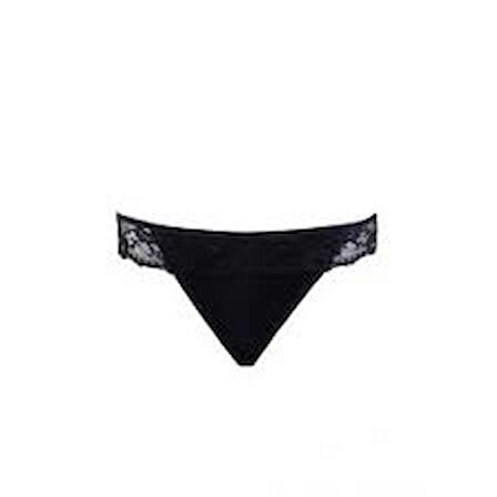 Black Spade Private Lace Brief Dantelli Külot 1338 Siyah