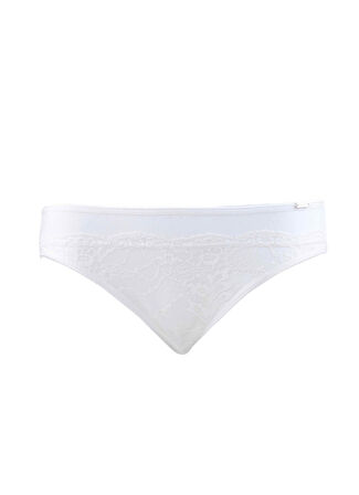 Blackspade 1345 Kadın Comfort Classics Dantel Slip Krem