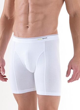Blackspade Erkek Retro Boxer Tender Cotton 9216 - Beyaz