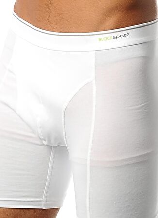 Blackspade Erkek Retro Boxer Tender Cotton 9216 - Beyaz