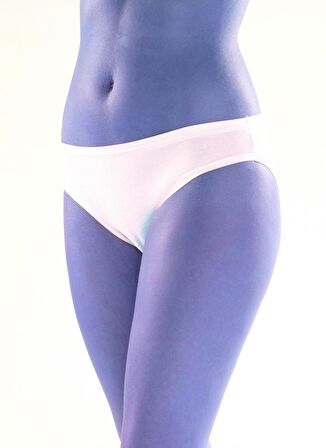 Blackspade Kadın Slip Aura Satin 1400 - Krem