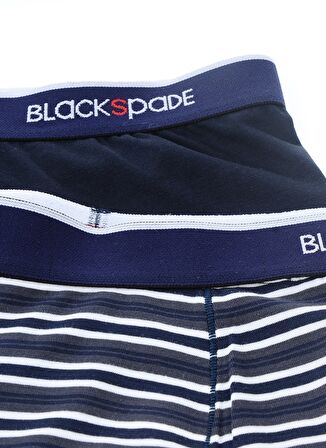 Blackspade Erkek Mavi 2'li Boxer
