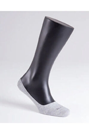 Unisex Babet Çorap 9940 - Gri Melanj