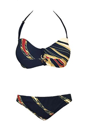 Blackspade Desteksiz Balensiz Straplez Bikini Takımı