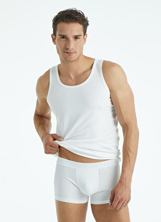 Blackspade Beyaz Erkek Boxer 9481