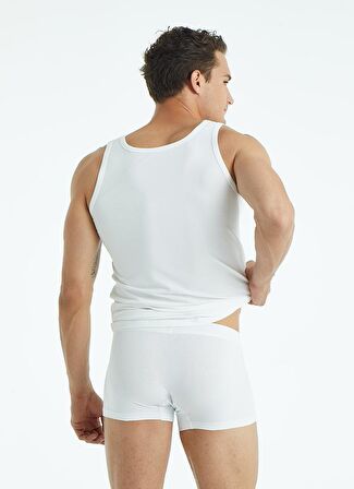 Blackspade Beyaz Erkek Boxer 9481
