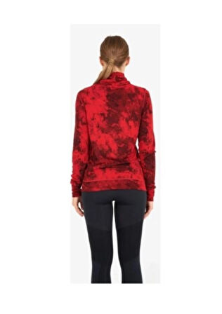 Blackspade Kadın Termal Sweatshirt 2. Seviye 50454 -  Kırmızı Baskılı