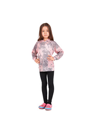 Blackspade Çocuk Pembe Kapşonlu Sweatshirt 5946
