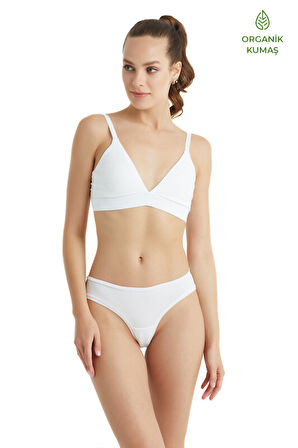 Blackspade 1563 Kadın Maternity Slip Beyaz