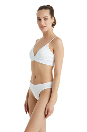 Blackspade 1563 Kadın Maternity Slip Beyaz