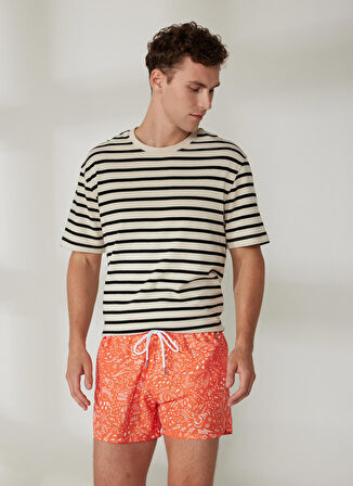 Blackspade Turuncu Melanj Erkek Şort Mayo 10402