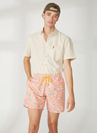 Blackspade Şeftali Erkek Şort Mayo 10416