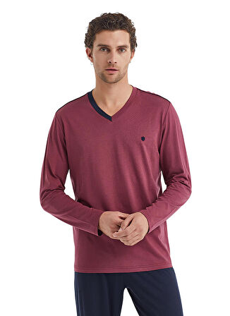 Blackspade Bordo Erkek Pijama Takımı 40090