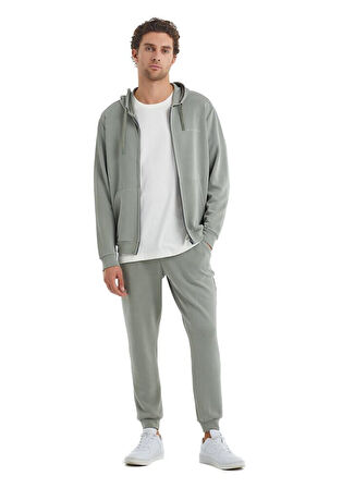 Blackspade Erkek Yeşil Fermuarlı Sweatshirt 40070 