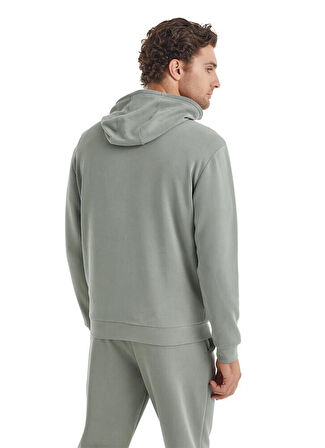 Blackspade Erkek Yeşil Fermuarlı Sweatshirt 40070 