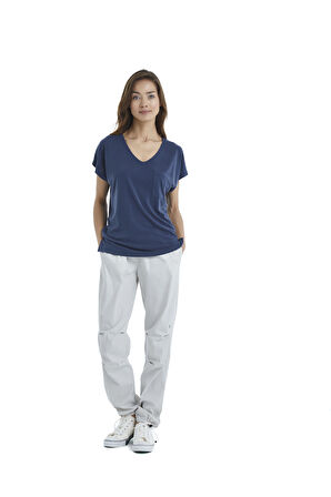 Blackspade Kadın Lacivert T-Shirt 60400 