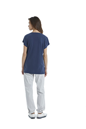 Blackspade Kadın Lacivert T-Shirt 60400 