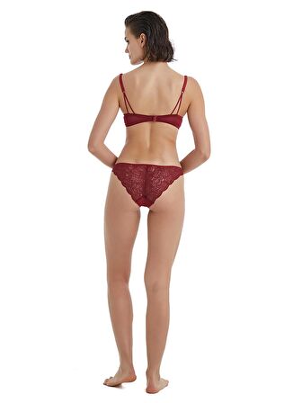Blackspade Bordo Balenli Sütyen 60370