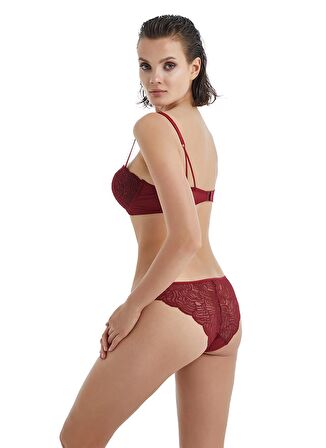Blackspade Bordo Kadın Bikini Külot 60371