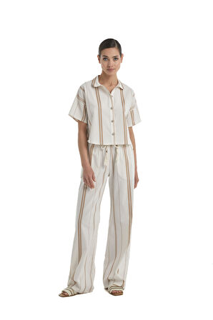 Blackspade Kadın Bej Pantolon 60406 