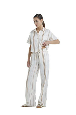 Blackspade Kadın Bej Pantolon 60406 