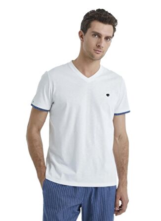 Blackspade Beyaz Erkek Pijama Takımı 40514