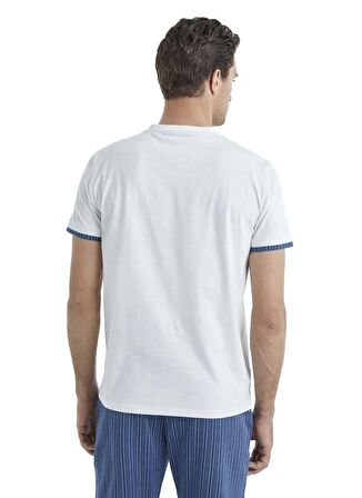 Blackspade Beyaz Erkek Pijama Takımı 40514