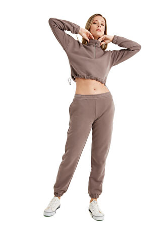 Blackspade Kadın Vizon Sweatshirt 60462 