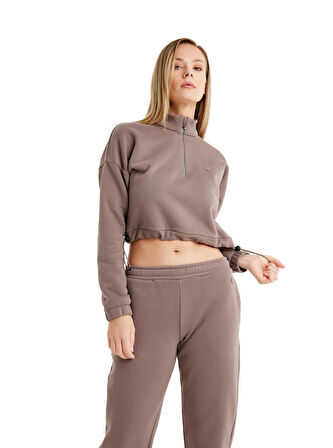 Blackspade Kadın Vizon Sweatshirt 60462 